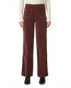 Paige Sasha Patch Pocket Pants In Landslide In Brown