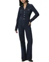 Paige Sasha Long Sleeve Bootcut Denim Jumpsuit