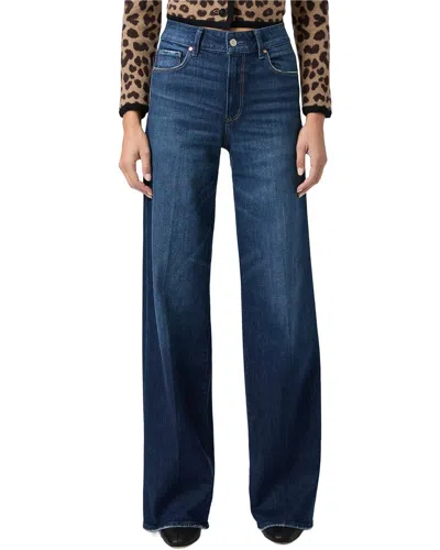 Paige Sasha Reverse Seamed Queen Jean In Blue
