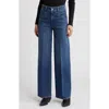 Paige Harper Distressed Wide-leg Jeans In Uma