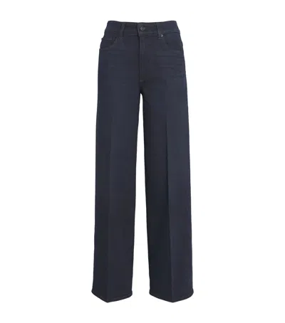 Paige Sasha Straight Jeans In Black
