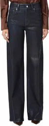 PAIGE SASHA STRAIGHT LEG JEANS IN GLAZED INDIGO COATING