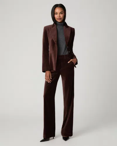 Paige Sasha Trouser High Rise Pant In Brown