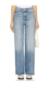 Paige Sasha High Rise Wide Leg Jeans In Sonali Embellished In Cats Meow Distressed
