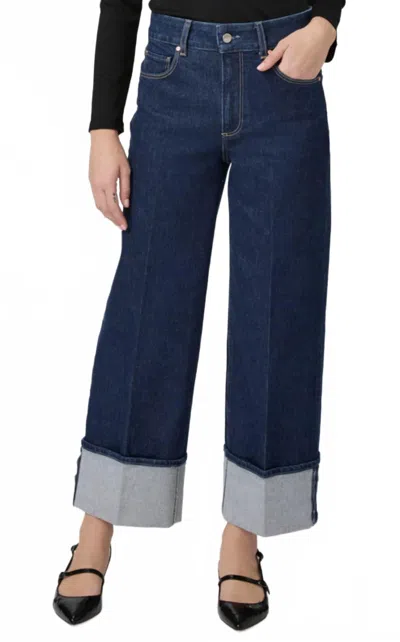 Paige Sasha High-rise Wide Leg Jeans In Casa In Multi