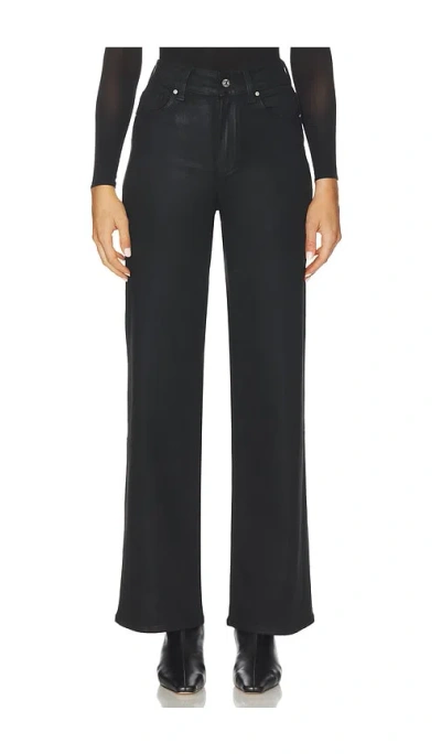 Paige Sasha Wide Leg Jeans In Black