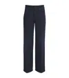 Paige Sasha Wide-leg Jeans In Navy