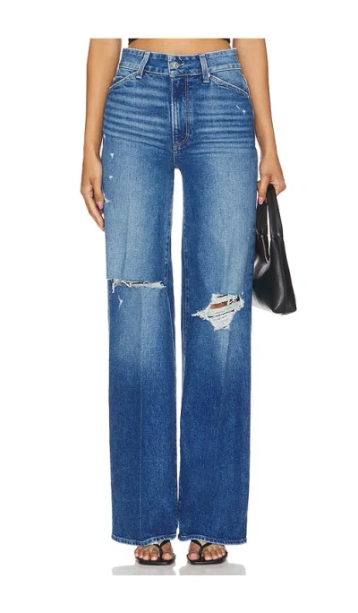 Paige Sasha Wide Leg In Zahara Destructed