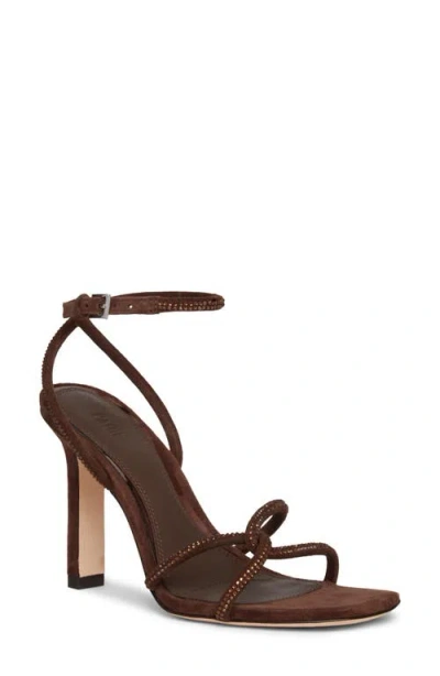 Paige Scottie Ankle Strap Sandal In Chocolate