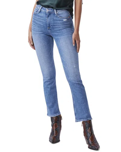 Paige Seaspray Distressed Jean In Blue