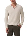 Paige Selwyn Slim Fit Sweater Polo In Brown