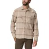 Paige Seymore Brushed Cotton Overshirt In Brown