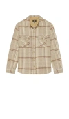 Paige Seymore Overshirt In Brown