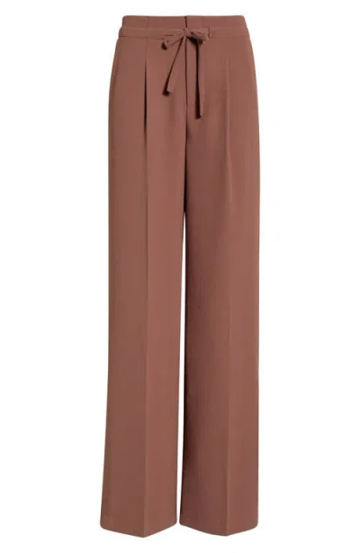 Paige Shiraz Drawstring Pants In Brown
