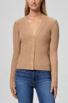 Paige Shirin Cardigan In Brown