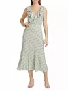 PAIGE SHONA DRESS IN DUSTY SAGE MULTI