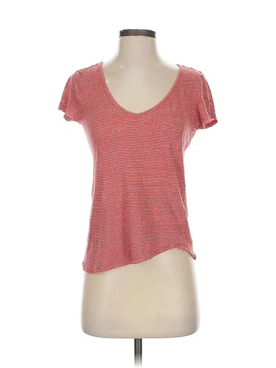Pre-owned Paige Short Sleeve T-shirt In Red
