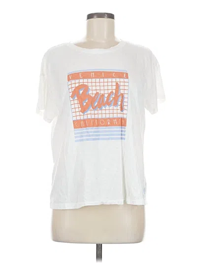 Pre-owned Paige Short Sleeve T-shirt In White