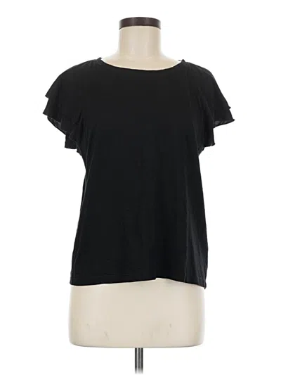 Pre-owned Paige Short Sleeve T-shirt In Black