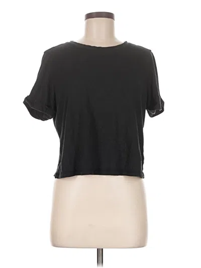 Pre-owned Paige Short Sleeve T-shirt In Black