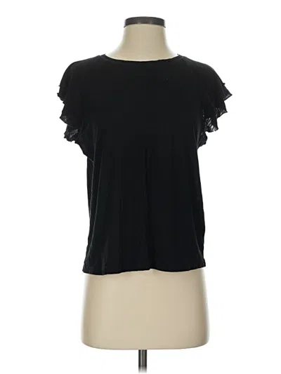 Pre-owned Paige Short Sleeve T-shirt In Black