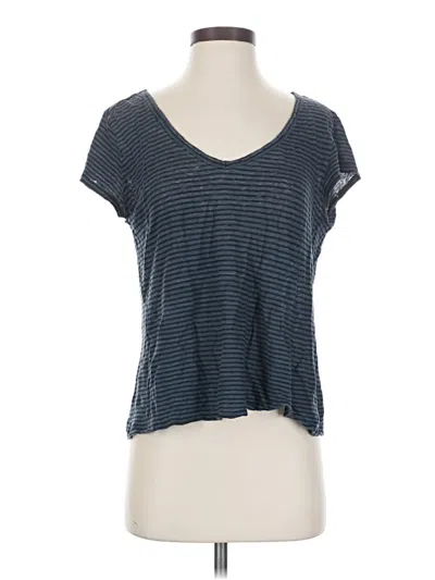 Pre-owned Paige Short Sleeve T-shirt In Blue