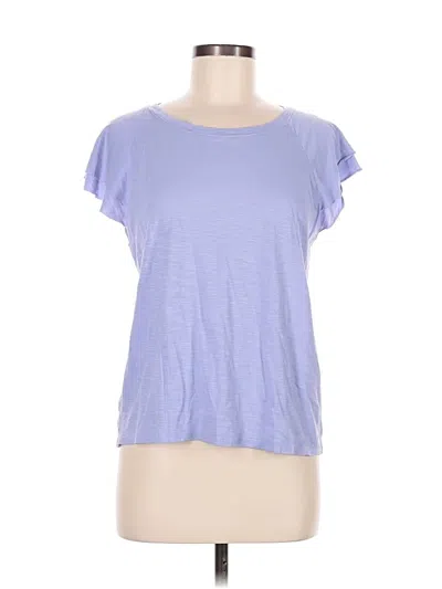 Pre-owned Paige Short Sleeve T-shirt In Blue