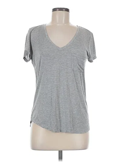 Pre-owned Paige Short Sleeve T-shirt In Gray