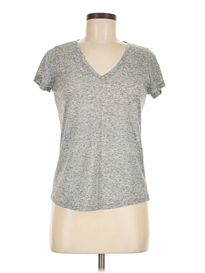Pre-owned Paige Short Sleeve T-shirt In Gray