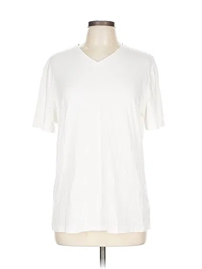Pre-owned Paige Short Sleeve T-shirt In Ivory