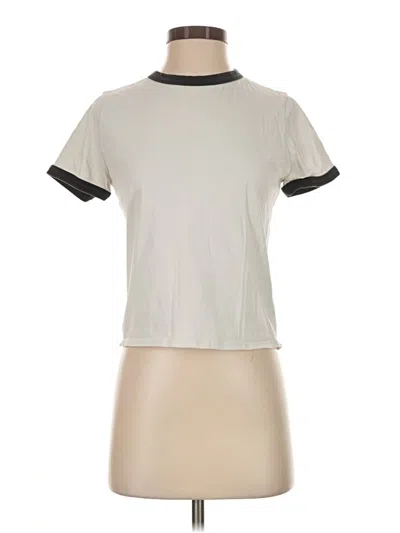 Pre-owned Paige Short Sleeve T-shirt In Ivory