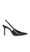 Paige Sienna Slingback Pointed Toe Pump In Black