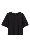 Paige Sigrid Full Sleeve T-shirt In Black