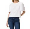 Paige Sigrid Tee Top In White