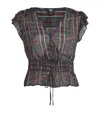 Paige Silk-blend Pancetta Blouse In Multi