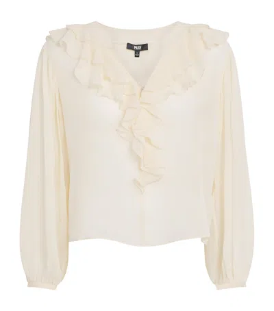 PAIGE SILK GEMELLI BLOUSE