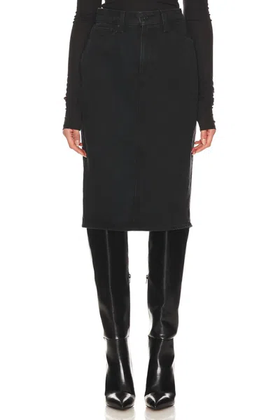 Paige Siren Midi Skirt In Pitch Dark In Multi
