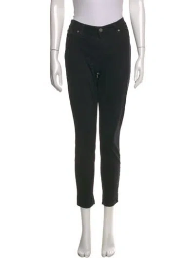 Pre-owned Paige Skinny Leg Pants In Black