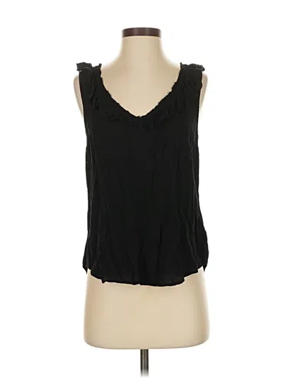 Pre-owned Paige Sleeveless Blouse In Black