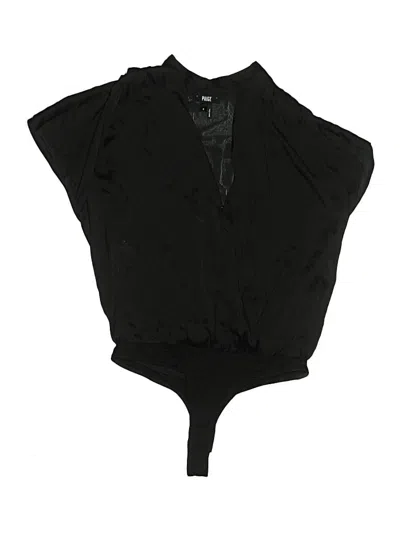 Pre-owned Paige Sleeveless Blouse In Black