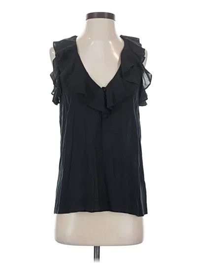 Pre-owned Paige Sleeveless Blouse In Black