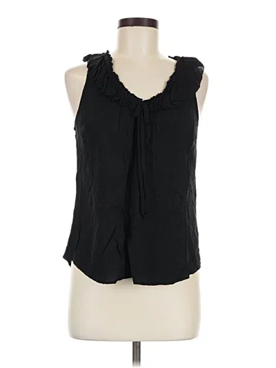 Pre-owned Paige Sleeveless Blouse In Black