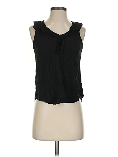 Pre-owned Paige Sleeveless Blouse In Black