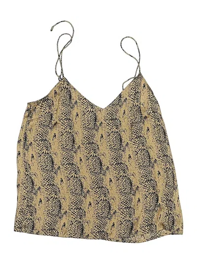 Pre-owned Paige Sleeveless Blouse In Brown