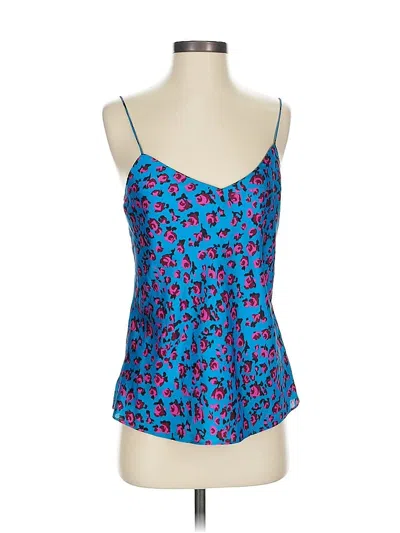 Pre-owned Paige Sleeveless Top Blue Sweetheart Neckline Tops