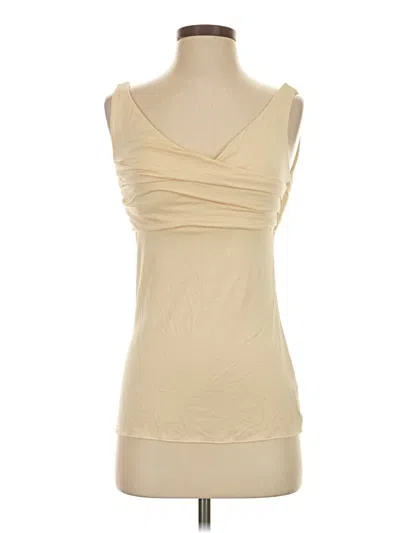 Pre-owned Paige Sleeveless T-shirt In Ivory