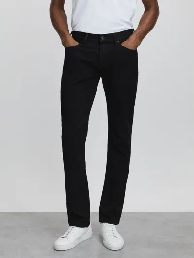 Paige Slim Fit Stretch Jeans In Black