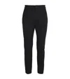 Paige Slim-fit Stretch Trousers In Black
