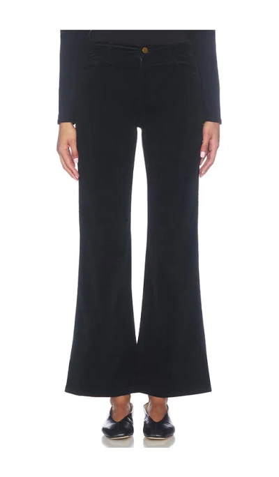 Paige Sofia Flare Corduroy Pant In Black
