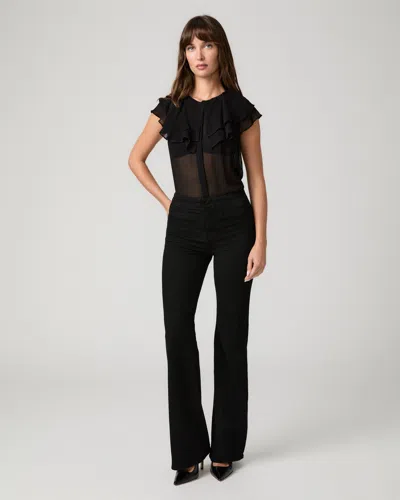 Paige Sofia Flare Jean In Black